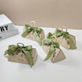 Miniatyrbillede 3 af 5: 20 stk. Små og Store Multifarvede Varmestempelpapir Gaveæsker - Eksklusiv Europæisk Stil Trekant Perle Blomsterdesign - Perfekt til Mot (FMY) Red Small 5.12*2.95*2.95in