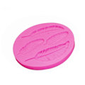 Miniatyrbilde 3 av 4: Fjær Silikonform Fondant Kake Sjokolade Dekorform Fjærform (FMY) Not Specified
