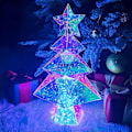 Miniatyrbillede 4 af 5: Prisma Juletræ | Julebordlampe | LED Julelys, Ferietræ (FMY)