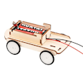 Miniatyrbillede 3 af 5: Byg-selv-model af træ til videnskabeligt eksperiment, vindkraftbil, STEM-pædagogisk håndværk, byggeprojekt, legetøj til børn, gaver (FMY)