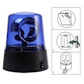 Miniatyrbillede 3 af 4: 3 tommer Natklub Scene Effekt Strobe Lys Batteridrevet 360 Graders Rotation (FMY) Blue 2PCS
