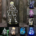 Miniatyrbillede 2 af 4: 3D natlys Naruto-teamet hvirvel Naruto Sasuke Sakura karakter lysdiode natlys (FMY) D