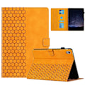 Miniatyrbillede 1 af 5: Præget læderetui til iPad 10. generation 10.9 2022 (FMY) Yellow