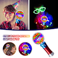 Miniatyrbilde 2 av 5: Lysende Ball-Lekepinne for Barn med LED-Blinkende og Roterende Lys Show (FMY) Multi-color