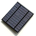 Pikkukuva 5 / 5: 5W 5V aurinkopaneelikäyttöinen tuuletin, mini kannettava tuuletusjäähdytystuuletin 4-tuumainen USB kannettava tuuletin Ca (FMY) black
