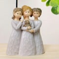 Miniatyrbilde 5 av 5: Tre Søstre Statu Vennskapsstatu Harpiks Søsterfigur For Bestevenn Kvinne Samling Kunst Håndverk Bordskulptur For (FMY)