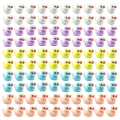 Miniatyrbillede 1 af 5: 100 stk. Mini Resin And Figuriner Mikro Fe Havedyr Landskab (FMY) Multicolor 100PCS