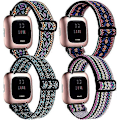 Pikkukuva 1 / 5: Säädettävät joustavat rannekkeet Fitbit Versa 2/Versa/Versa Lite -kelloille (FMY)