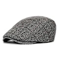 Miniatyrbillede 1 af 5: Midaldrende og Ældre Spidset Kasket Justerbar Klassisk Beret Flad Hat (grå)  (FMY) grey