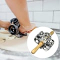 Miniatyrbilde 5 av 5: Roterende Donut Cutter Rask Mattrygg Dough Baking Roller Praktisk Donut Maker for Bakerier Hjem (FMY) B