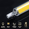 Miniatyrbilde 4 av 4: 2-pakke 10W 78mm R7s LED-pærer Dimmbare Kald Hvit 6000-6500k 100W Halogen J78 Erstatning, Dobbelt Endet R7s Base Rør, 360 Strålevinkel,  (FMY)
