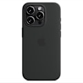 Miniatyrbild 1 av 3: Silikonfodral för iPhone 15 Pro, MagSafe-kompatibelt (FMY) Black iPhone 15 Pro