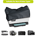 Miniatyrbillede 3 af 4: Printer Støvcover til HP/Epson/Canon/Brother Trådløse Printere, 45*40*25CM Universal Etui Beskytter til Printere, 600D Vandafvisende Sort Pri  (FMY)