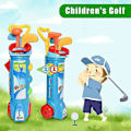 Pikkukuva 3 / 5: Lasten golf-setti - Värikäs minigolflelu ulko- ja sisätiloihin  (FMY) Red