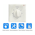 Miniatyrbillede 2 af 4: AC 220V Højtydende Pump Timer Switch Elektronisk Kontrol Mekanisk Nedtællings Stik Tidsafbryder-60min  (FMY)