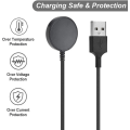 Miniatyrbillede 5 af 5: Oplader til Samsung Galaxy Watch 4/3 Active 2 Senioroy opladningsdock, sort (FMY)