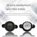 Miniatyrbillede 3 af 4: 2 stk. 1,25 tommer mini-diskant 15w 4ohm neodymium silkefilm diskant højttalere til diy bil modificeret diskant reolhøjttaler (FMY)