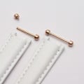 Miniatyrbillede 2 af 5: 1 Par Urremme Skrueben til Smartwatch Armbånd Spænde Spændebøjle Friktion Rør (FMY) Silver 22mm