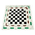 Miniatyrbilde 4 av 5: Sjakkmatte, PU-lær Turnering Rullbar Sjakkbrett (FMY) 51cm Black