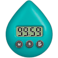 Miniatyrbillede 2 af 5: Digitalt brusebadsur med timer, vandtæt timer med alarm og sugekop (FMY) Blue