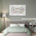 Miniatyrbild 4 av 5: Läkande webbaffisch, diagram, canvasväggkonst, horisontell affischtryck, affischer för mental hälsa (FMY) As Shown