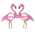 Miniatyrbillede 4 af 5: 6 Stykker Pink Rose Tropisk Flamingo Solbriller Strandfest Klæd dig ud Briller (FMY)