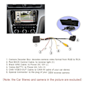 Miniatyrbilde 2 av 5: RGB til (rca) Av Cvbs Signal Converter Decoder Box Adapter For Factory Rear View Camera Tiguan Golf  (FMY) Black