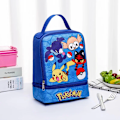 Miniatyrbild 5 av 5: Pikachu Isolerad Lunchväska, Bärbar Lunchlåda Förvaringsväska, Vikbar Isolerad Kylväska Handväska, Perfekt För Kontor Skola Picknick(FMY) Orange