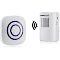 Miniatyrbillede 1 af 4: 2024, Passage Alarm, Butiksklokke, Trådløst alarmsystem med bevægelsesdetektor Infrarød menneskekropssensor dørklokke velkomst enhed smart home Alarm (FMY)