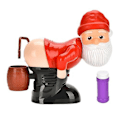 Miniatyrbild 1 av 5: Rolig Jultomte Bubbelblåsare med Blinkande Ljus & Musik, Julbubbelblåsare för Utomhus & Inomhusaktivitet 1 Set (FMY) As Shown
