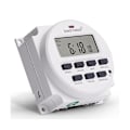 Miniatyrbild 4 av 5: Tm618h-4 Dc 12v Volt Spänningsutgång Digital 7 Veckovis Programmerbar Timerbrytare Tidreläkontroll 12v Timer (FMY) White