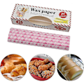 Miniatyrbild 3 av 5: 50 Ark Matpapper, Bivaxduk Matpapper, Vaxduk för Smörgås Bröd Hamburgerjn  (FMY)