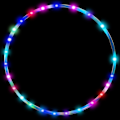 Miniatyrbilde 1 av 5: Fargeskiftende Hula Hoops, Flere Lysende Hula Hoops (FMY) 80cm
