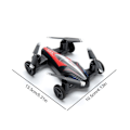 Miniatyrbild 2 av 5: 4drc V11 Fjärrkontroll Flygande Bil Luft-mark Dubbelläge 2024 Ny  (FMY) Red