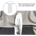 Miniatyrbillede 2 af 5: 5 stk. paraplyopbevaringsposer transparente paraplyovertræk vandtætte paraplybeholderposer (FMY)