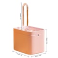 Miniatyrbillede 2 af 5: 2023 Katte Vandfontæne - Automatisk Vandfontæne til kæledyr, 1,5 L Hundevanddispenser, Filter til kæledyr (FMY) Pink