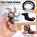 Miniatyrbilde 2 av 5: 3 stk Nøkkelring Spinner Fidget Ring Leke, Nøkkelspinner, Spinnende Nøkkelring, Fidget Nøkkelring, Sansestimulerende Leke Fidgets Squishy Leke  (FMY)
