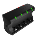 Miniatyrbild 3 av 5: 8-släpps Smart Batteriladdare med Indikatorlampa för Cr123a 16340 16350 (FMY)