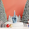 Miniatyrbild 5 av 5: 50% Rabatt Kreativa Doftljus i Form av Långfinger (FMY) blue