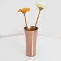 Miniatyrbilde 3 av 5: Dekorativ vannkopp blomsterholder vase i rustfritt stål hjem restaurant dekor KAESI (FMY) Rose Gold