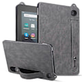 Pikkukuva 1 / 5: Amazon Fire HD 8 (2024) (2020) Kotelo Käsiremmi Jalusta Nahkainen Tablettisuojus - (FMY) Multicolor Grey