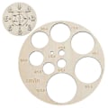 Miniatyrbilde 1 av 4: 2 stk. Cervical Dilation Board Jordmor Fosterposisjonsverktøy med tomme skala Cervical Dilation Chart Fødselskart Cervical Dilation Wheel for Chi (FMY)