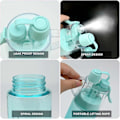 Pikkukuva 5 / 5: Vesisuihkepullo Sumuttava Vesipullo Urheiluvesipullo Ulkoiluun 580ml Juomapullo Käännettävällä Pillillä, Kostutukseen Co (FMY) Glossy Blue
