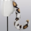 Pikkukuva 4 / 5: Säädettävä Ketun Hännän Cosplay-asu Juhliin Super Iso Karvainen Hännä Teineille ja Aikuisten (FMY) Leopard