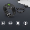 Pikkukuva 2 / 3: Älykellon USB-latauskaapeli Sw021/sw023/id205u/willful Sw021 -kellolle (FMY) Black 1PC