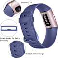 Pikkukuva 3 / 5: Vaihdettavat rannekkeet Fitbit Charge 4:lle (FMY) Dark gray