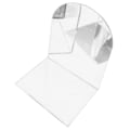 Miniatyrbild 2 av 5: 1 Par Bokstöd Tjock Non-Slip Transparent Akryl Dekorativt Tungt Bokstöd För Student Kontor L-Formad (FMY) White