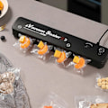 Miniatyrbillede 5 af 5: Vakuumforsegler, Fødevare Vakuumforsegler Maskine, Automatisk Fødevare Vakuumforsegler til Madkonservering Forseglingspakkesystem Udsalg -Yx (FMY) Black Free Size
