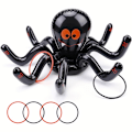 Miniatyrbillede 1 af 5: Halloween Party Oppustelig Kastespil Sæt - Blæksprutte & Spindelringe, Latex Materiale, Perfekt til Festlige Samlinger (FMY) 1pc