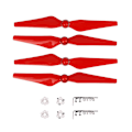 Miniatyrbild 2 av 5: 4st 9450s Propeller För Dji Phantom 4 Pro 4a Advanced Drönare Snabbfäste Blad Cc Cw Propellrar Vinge Med Monteringsbas Reservdelar (FMY) Red